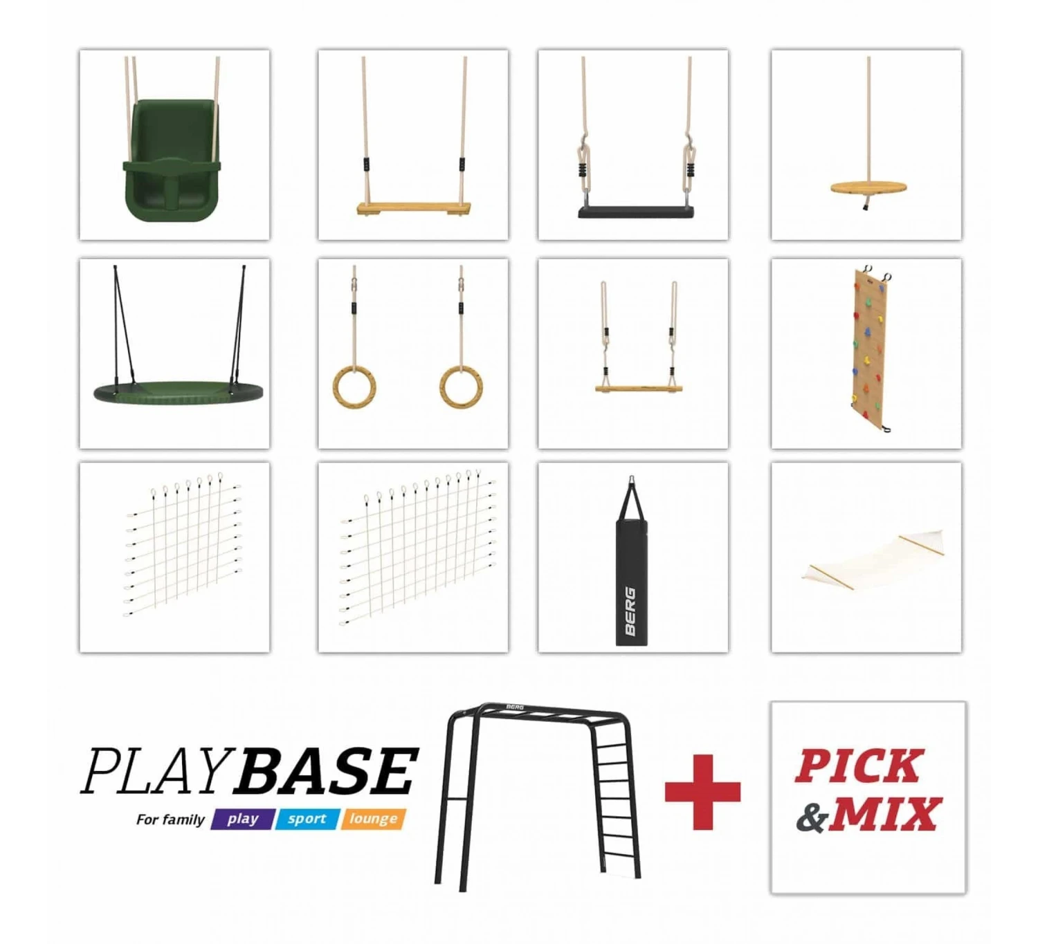 Berg PlayBase Houten Schommelzitje 4 Berg PlayBase Houten Schommelzitje - Afbeelding 2