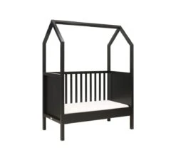 My First House Bedbank 60x120 - Mat Zwart -Little Happy Winkel bopita my first house bedbank 60x120 mat zwart 2