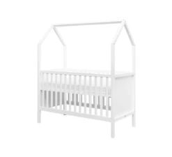 My First House Bedbank 70x140 - Wit -Little Happy Winkel bopita my first house bedbank 70x140 wit 1