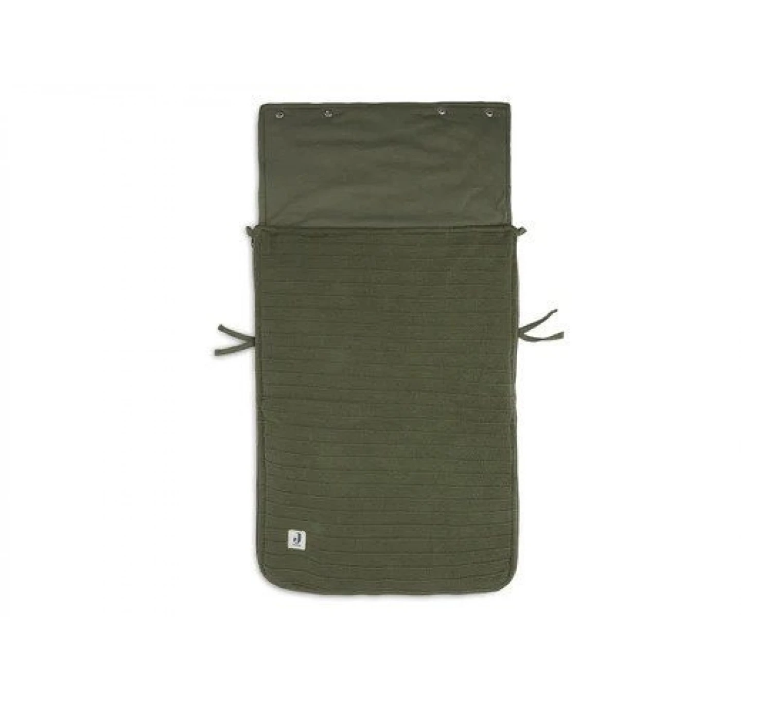 Jollein Voetenzak Groep 0+ Pure Knit - Leaf Green 4 Jollein Voetenzak Groep 0+ Pure Knit - Leaf Green - Afbeelding 2