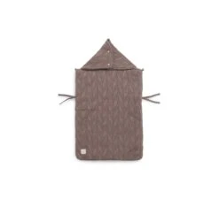 Jollein Voetenzak Groep 0+ Spring Knit - Chestnut -Little Happy Winkel jollein voetenzak groep 0 spring knit chestnut 3