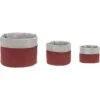 Lassig Commodemandjes 3 Stuks - Rosewood -Little Happy Winkel lassig commodemandjes 3 stuks rosewood
