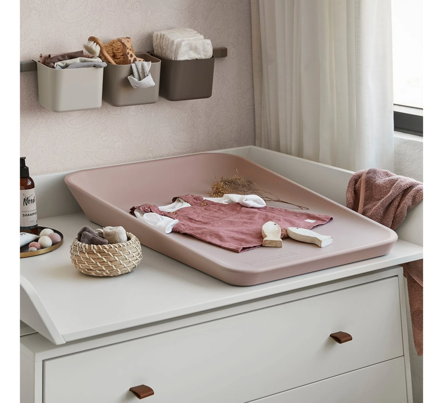 Leander Organizer Lang Incl. 3 Bakjes - Cappuccino 4 Leander Organizer Lang Incl. 3 Bakjes - Cappuccino - Afbeelding 2