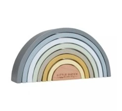 Little Dutch Regenboog Stapelaar - Blue
