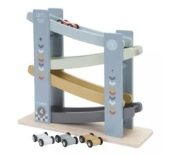 Little Dutch Rollerbaan Cars - Blue