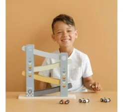 Little Dutch Rollerbaan Cars - Blue -Little Happy Winkel little dutch rollerbaan cars blue 3