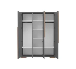 Snap 3-Deurskast - Dark Grey -Little Happy Winkel pinio snap 3 deurskast dark grey 1