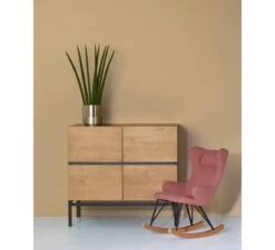 Rocking Kids Chair De Luxe - Black -Little Happy Winkel quax rocking kids chair de luxe black 2