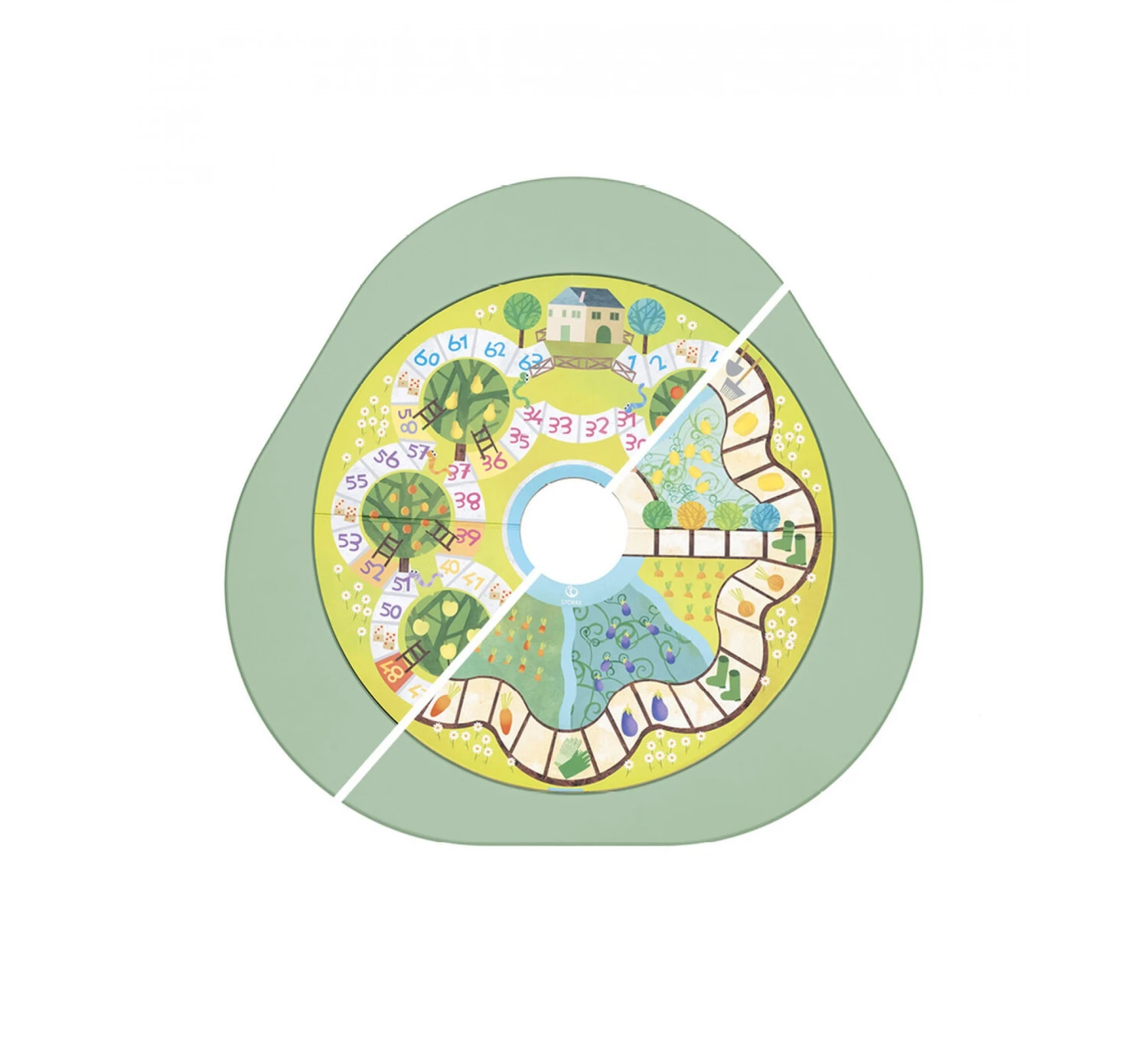 Stokke MuTable V2 Speelbord - Groente & Fruit 4 Stokke MuTable V2 Speelbord - Groente & Fruit - Afbeelding 2