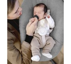 Stokke Nomi® Newborn Set - Grey/Grey Blue -Little Happy Winkel stokkeAR nomiAR newborn set grey grey blue 5