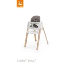 Stokke Steps™ Baby Kussen - Geometric Grey -Little Happy Winkel stokkeAR stepsa baby kussen geometric grey 1