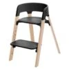 Stokke Steps™ Kinderstoel - Black Naturel -Little Happy Winkel stokkeAR stepsa kinderstoel black naturel